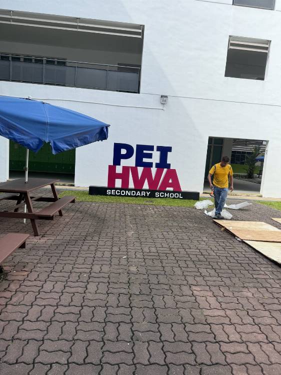 Backlit Halo-Illuminated LED 3D Stainless Steel Lettering Singapore