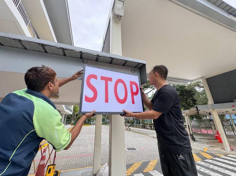 Commercial Building Directional & Architectural Wayfinding Signage Installation Singapore